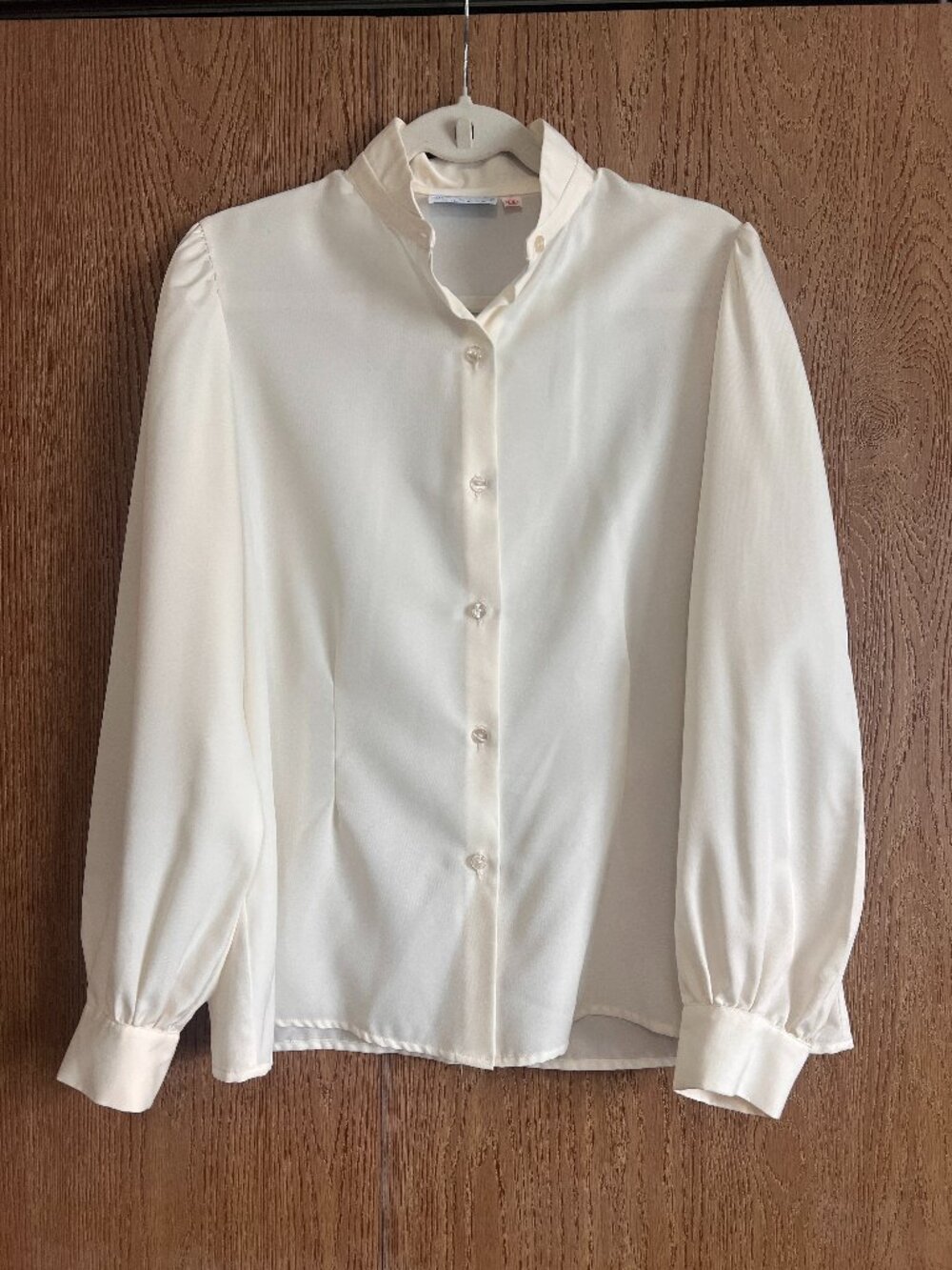 Vintage Ivory John Meyer of Norwich Puff Sleeve Blouse
